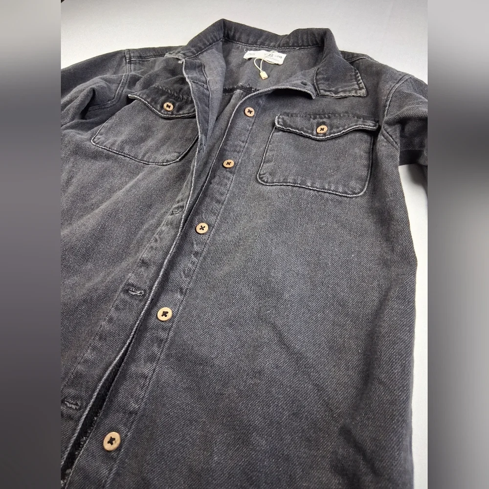 Zara quarter sleeve denim button down dress Size 4-5 Yrs - Picture 3 of 11